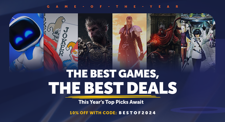 Best games of 2024 mobile - 10% off with code BESTOF2024